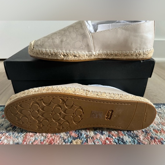Coach Women's Carley Espadrilles in Chalk, Women’s size 9, NIB. - Picture 4 of 4